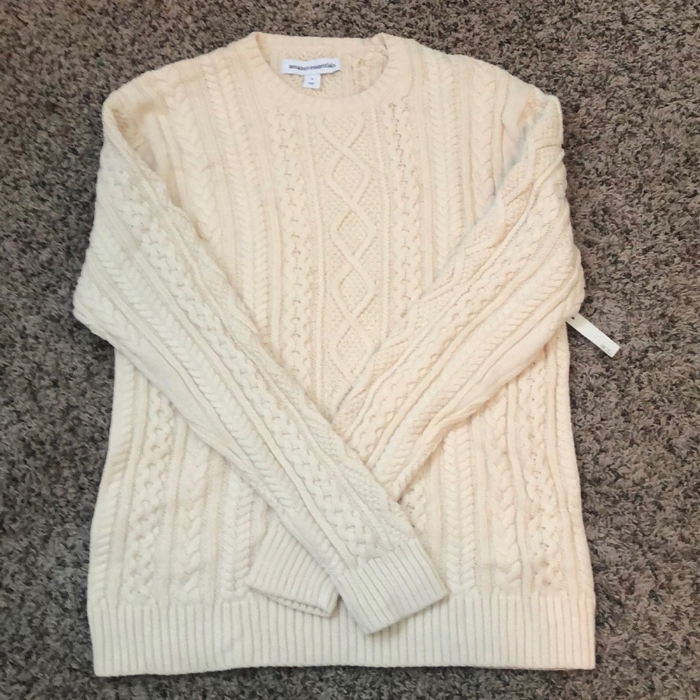 cable knit sweater